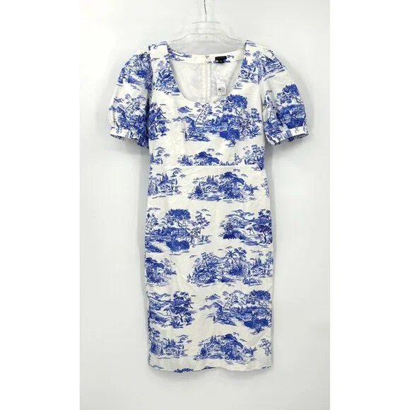 plus size blue floral dress Spring Sensation Floral Organza Plus Size Formal Dress, Blue Floral / 18